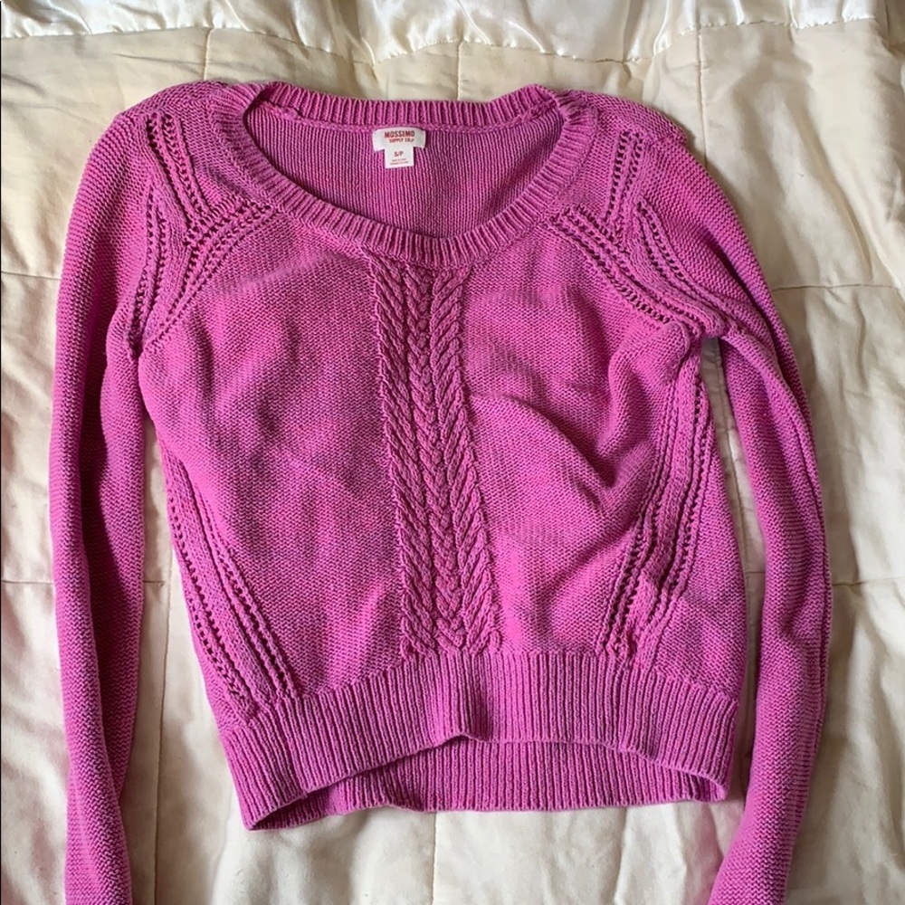 Pink Knit Sweater